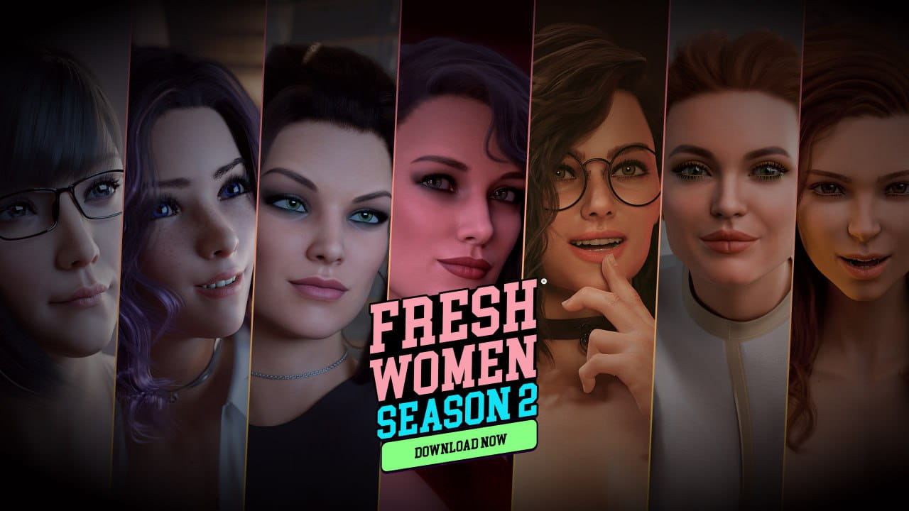 【SLG/中文/动态/CV】新生也疯狂第2季 + 第1季最终支持者版【PC+安卓+MAC/32.8G】FreshWomen – Season 2 + Season 1